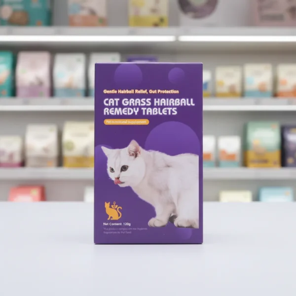 Cat Grass Hairball Remedy Tablets