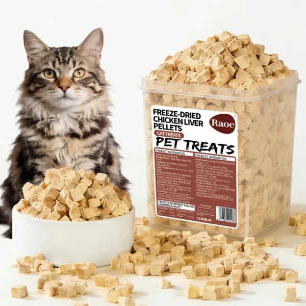 Freeze-Dried Chicken Liver Pellets For Cats