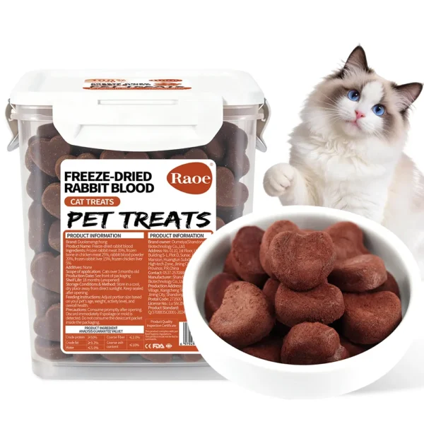 Freeze-Dried Rabbit Blood For Cats