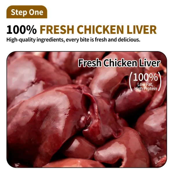 Freeze-Dried Chicken Liver Pellets For Cats