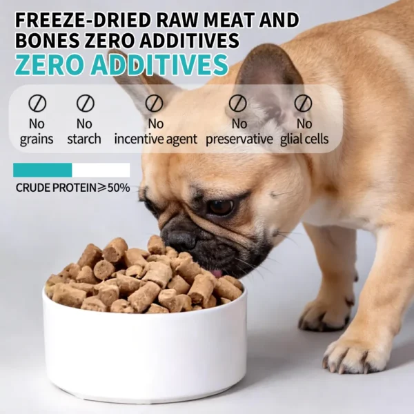 Freeze-Driedraw Meat And Bones For Dogs