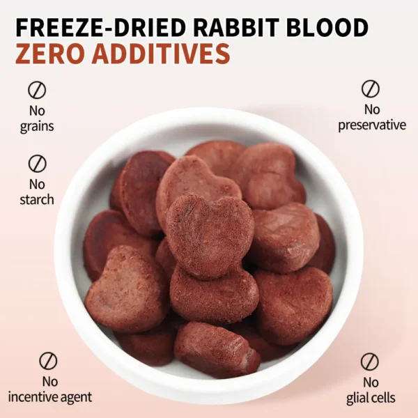 Freeze-Dried Rabbit Blood For Dogs