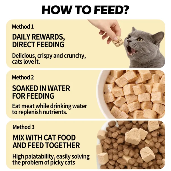 Freeze-Dried Chicken Liver Pellets For Cats