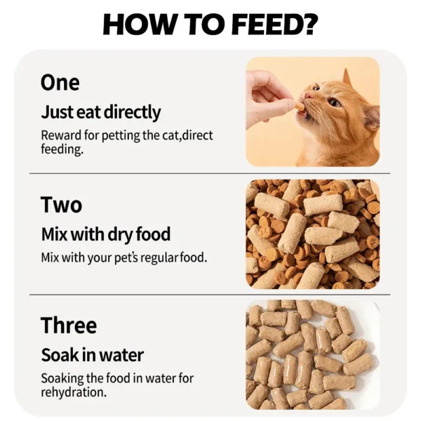 Freeze-Dried Raw Meat And Bones For Cats